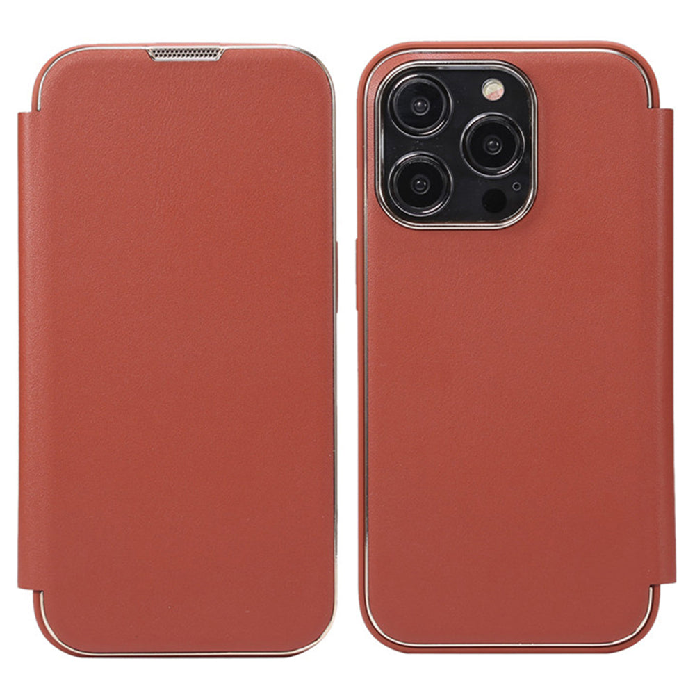 Galvanisering telefoncover til iPhone 14 Pro Anti-Støv PU Læder PC TPU Telefon Stand Case Shell Galvanisering telefoncover til iPhone 14 Pro Anti-Støv PU Læder PC TPU Telefon Stand Case Shell